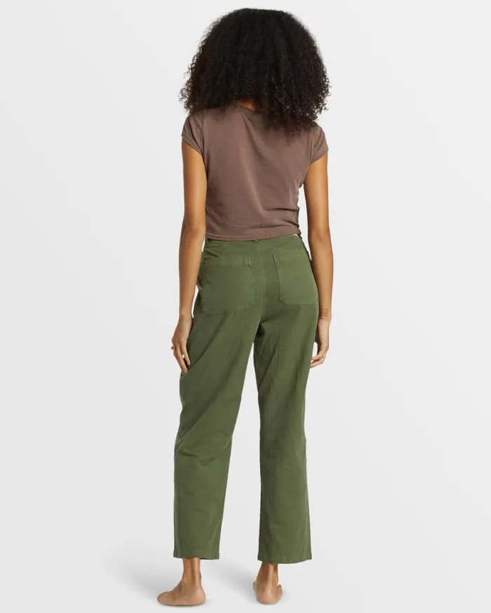 Billabong Jeans and Pants Stay Grounded StraightLeg Pants Treehugger 8211 Women