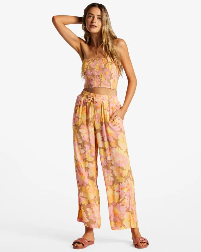 Billabong Jeans and Pants Sun Rays Crinkle Pants Multi 8211 Women
