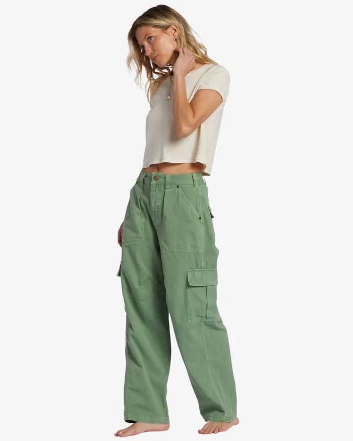 Billabong Jeans and Pants Walk Along Pants Cloud Forest 8211 Women Billabong Jeans and Pants Walk Along Pants Cloud Forest 8211 Women