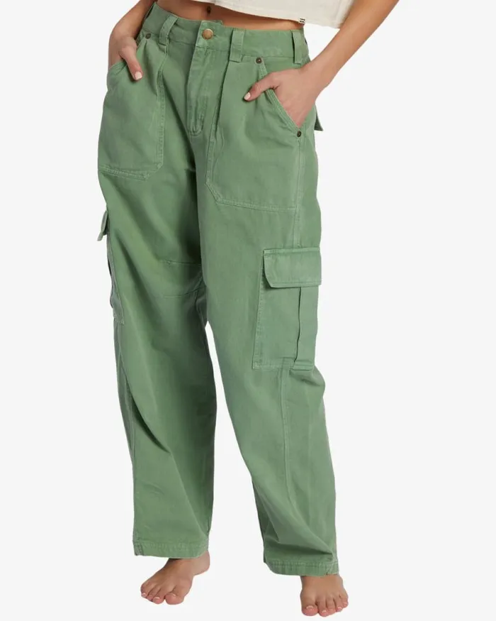 Billabong Jeans and Pants Walk Along Pants Cloud Forest 8211 Women Billabong Jeans and Pants Walk Along Pants Cloud Forest 8211 Women