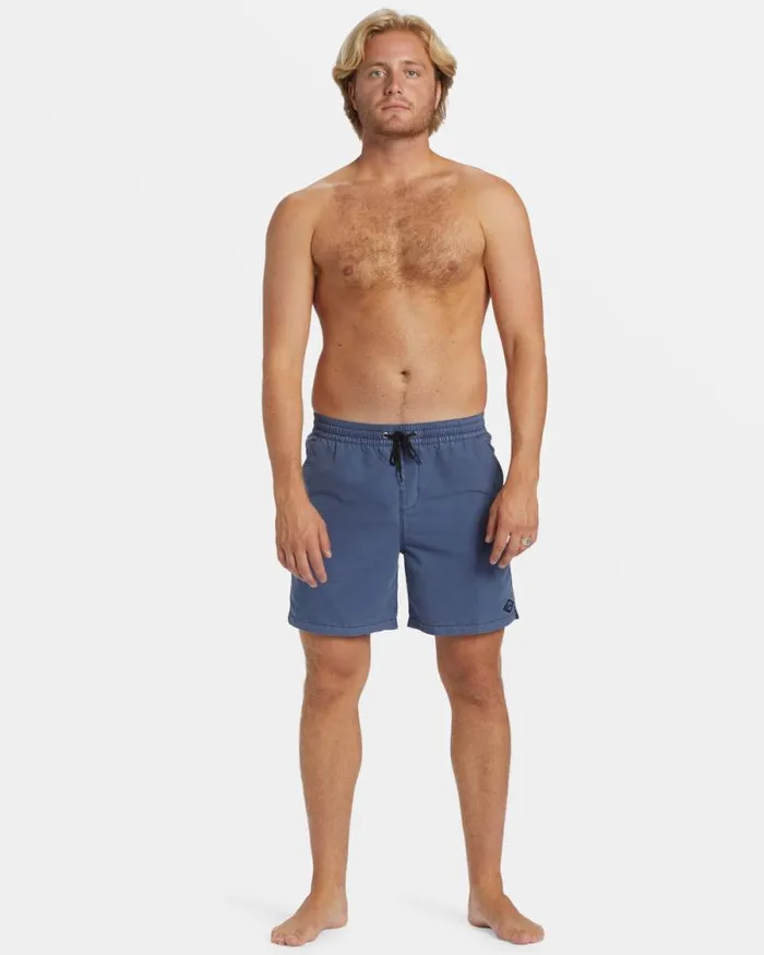 Billabong Layback Boardshorts All Day Overdyed Layback 17034 Swim Trunks Dusty Navy 8211 Men