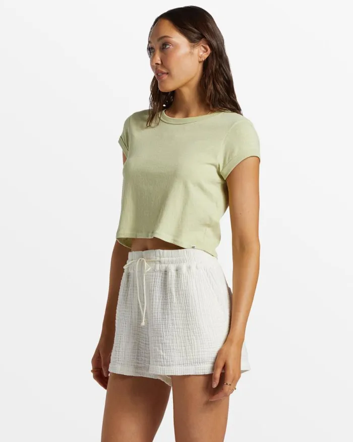 Billabong Matching Sets Day Tripper Shorts Salt Crystal 8211 Women Billabong Matching Sets Day Tripper Shorts Salt Crystal 8211 Women