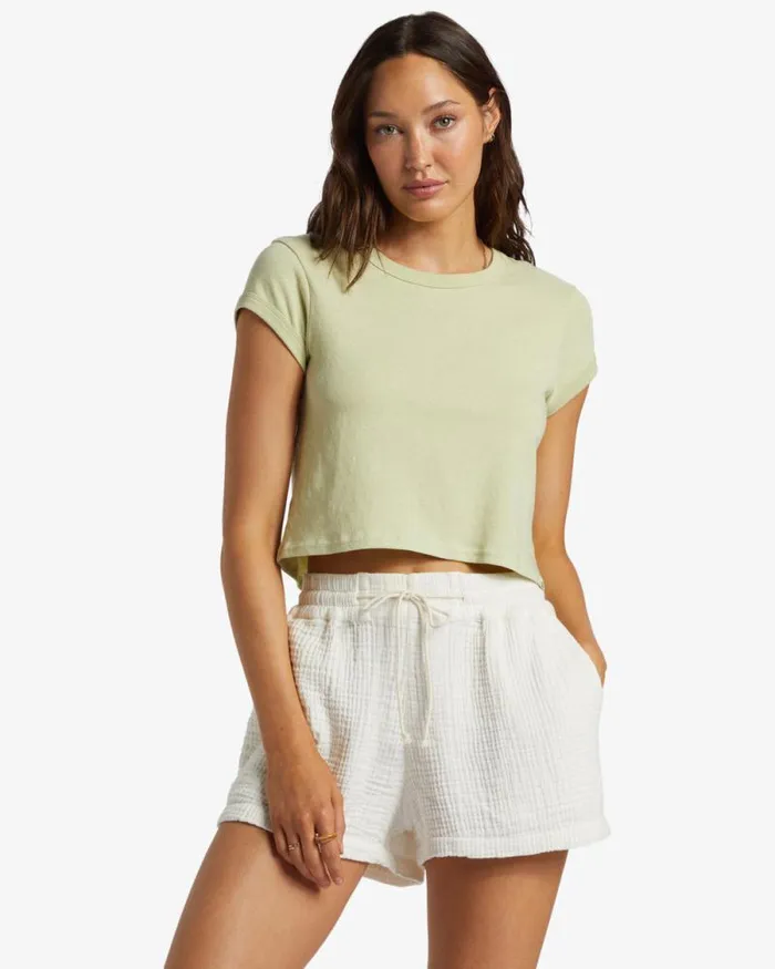 Billabong Matching Sets Day Tripper Shorts Salt Crystal 8211 Women Billabong Matching Sets Day Tripper Shorts Salt Crystal 8211 Women