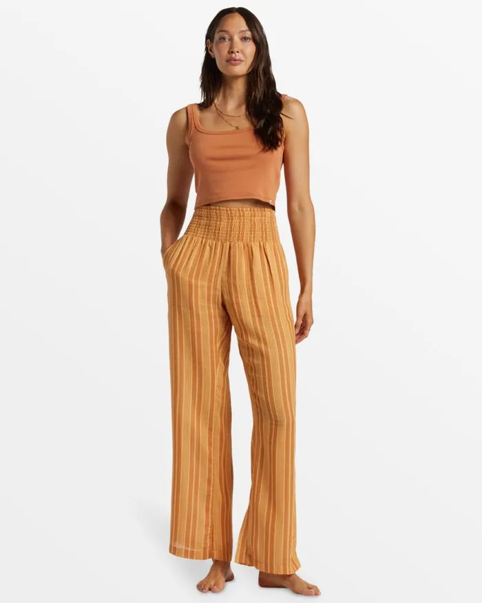 Billabong Matching Sets New Waves 2 Elastic Waist Pants Peach Punch 8211 Women Billabong Matching Sets New Waves 2 Elastic Waist Pants Peach Punch 8211 Women