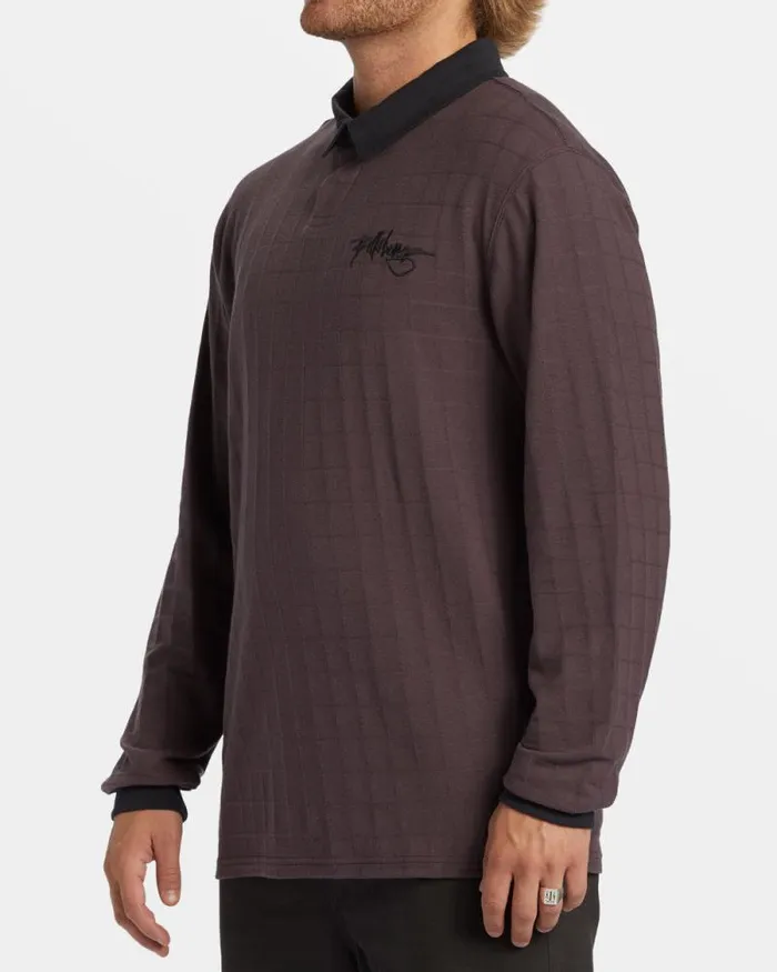 Billabong Shirts Neutron Long Sleeve Polo Shirt Plum 8211 Men Billabong Shirts Neutron Long Sleeve Polo Shirt Plum 8211 Men