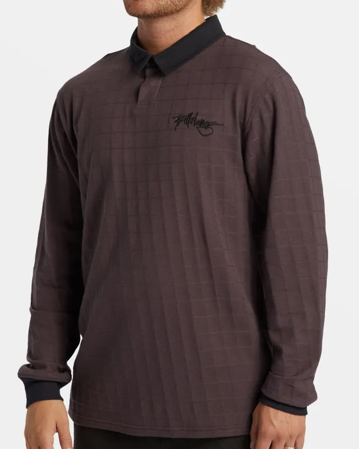 Billabong Shirts Neutron Long Sleeve Polo Shirt Plum 8211 Men Billabong Shirts Neutron Long Sleeve Polo Shirt Plum 8211 Men
