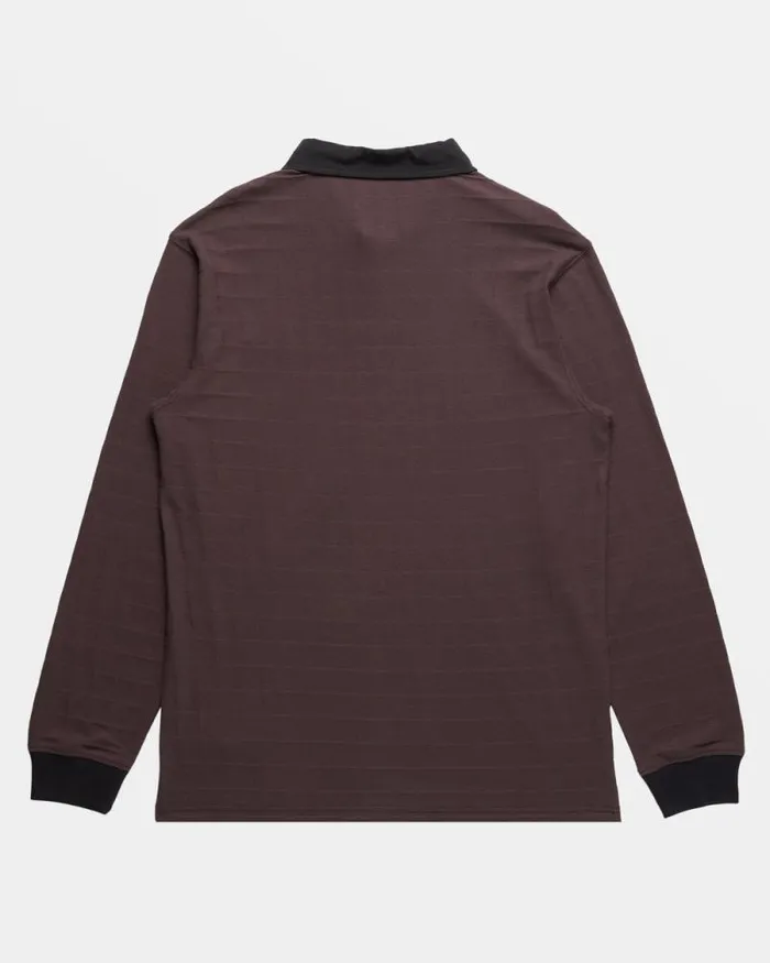 Billabong Shirts Neutron Long Sleeve Polo Shirt Plum 8211 Men Billabong Shirts Neutron Long Sleeve Polo Shirt Plum 8211 Men