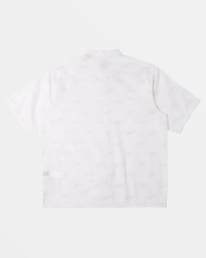 Billabong Shirts Script Short Sleeve Shirt White 8211 Men