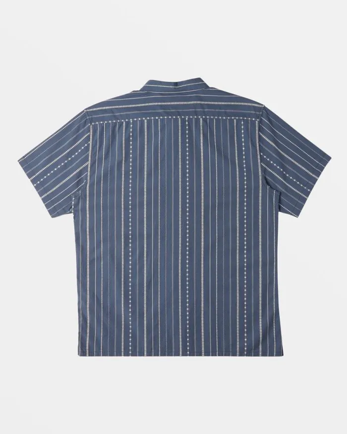 Billabong Shirts Sundays Jacquard Short Sleeve Shirt Smoke Blue 8211 Men Billabong Shirts Sundays Jacquard Short Sleeve Shirt Smoke Blue 8211 Men