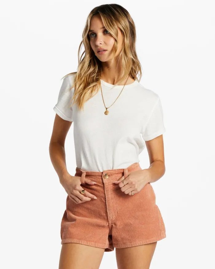Billabong Shorts Free Fall Corduroy Shorts Rose Dawn 8211 Women