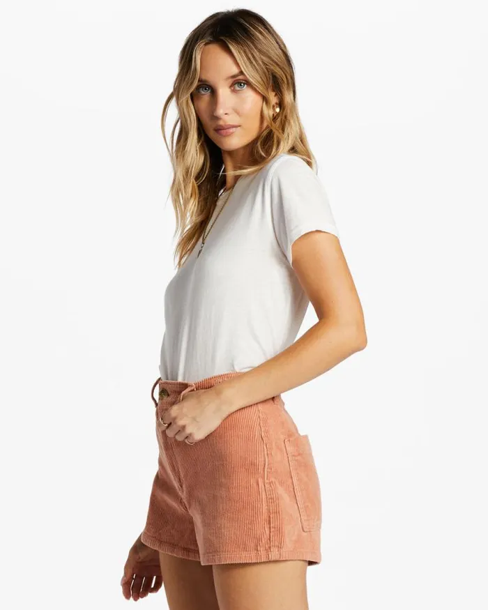 Billabong Shorts Free Fall Corduroy Shorts Rose Dawn 8211 Women