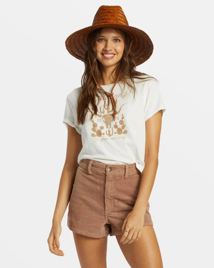 Billabong Shorts Free Fall Corduroy Shorts Sweet Earth 8211 Women
