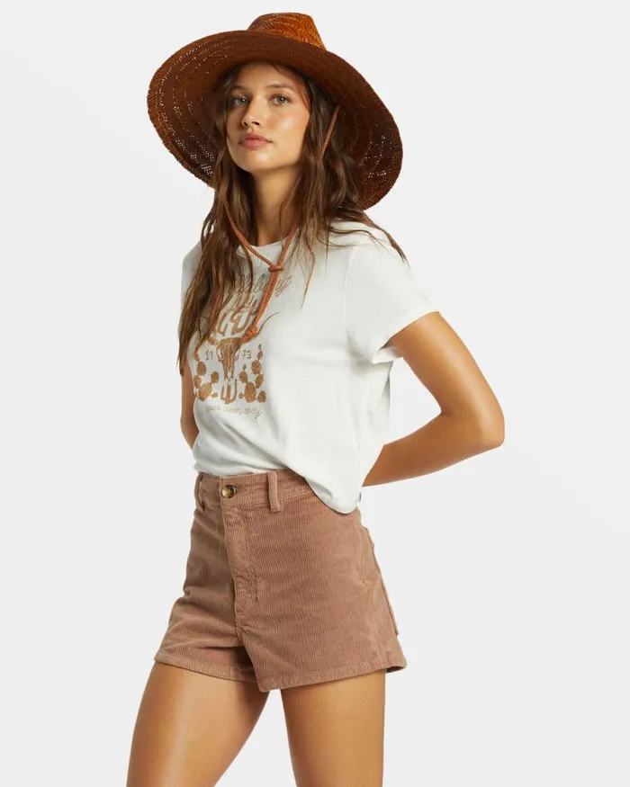 Billabong Shorts Free Fall Corduroy Shorts Sweet Earth 8211 Women
