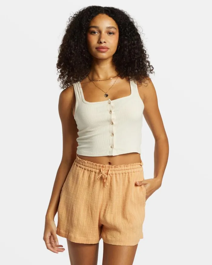 Billabong Shorts Sunset Elastic Waist Shorts Baked Clay 8211 Women Billabong Shorts Sunset Elastic Waist Shorts Baked Clay 8211 Women