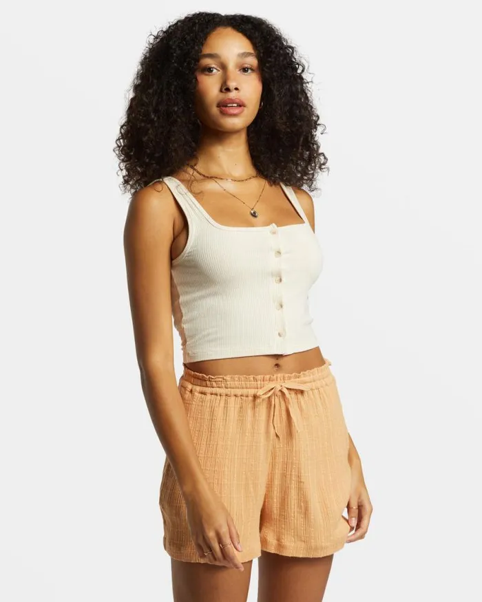 Billabong Shorts Sunset Elastic Waist Shorts Baked Clay 8211 Women Billabong Shorts Sunset Elastic Waist Shorts Baked Clay 8211 Women
