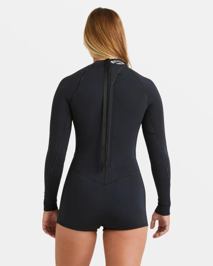 Billabong Springsuits 22mm Spring Fever Natural Upcycler Back Zip Long Sleeve Springsuit Black 8211 Women Billabong Springsuits 22mm Spring Fever Natural Upcycler Back Zip Long Sleeve Springsuit Black 8211 Women