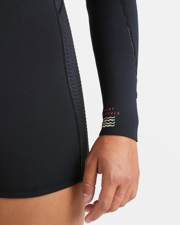 Billabong Springsuits 22mm Spring Fever Natural Upcycler Back Zip Long Sleeve Springsuit Black 8211 Women Billabong Springsuits 22mm Spring Fever Natural Upcycler Back Zip Long Sleeve Springsuit Black 8211 Women