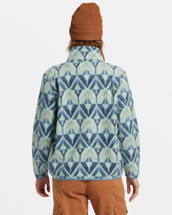 Billabong Sweatshirts and Fleece ADiv Boundary Mock 3 HalfZip Pullover Sweatshirt Blue Shadow 8211 Women Billabong Sweatshirts and Fleece ADiv Boundary Mock 3 HalfZip Pullover Sweatshirt Blue Shadow 8211 Women