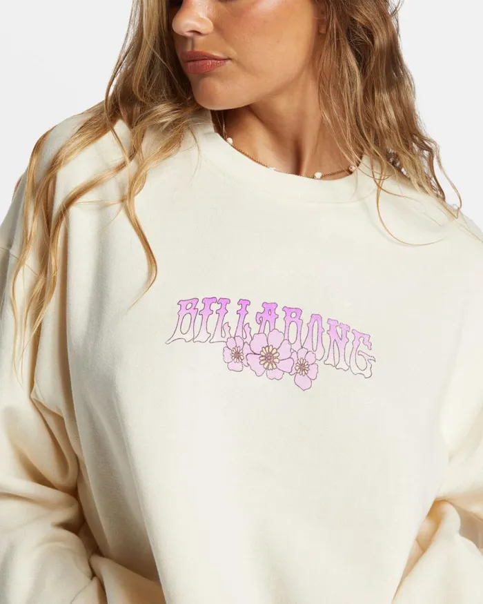 Billabong Sweatshirts and Fleece Ride In Oversized Crewneck Sweatshirt White Cap 1 8211 Women Billabong Sweatshirts and Fleece Ride In Oversized Crewneck Sweatshirt White Cap 1 8211 Women