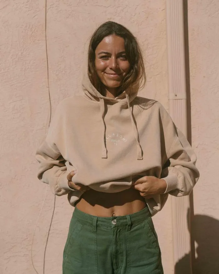 Billabong Sweatshirts and Fleece So Classic Hoodie Khaki 8211 Women