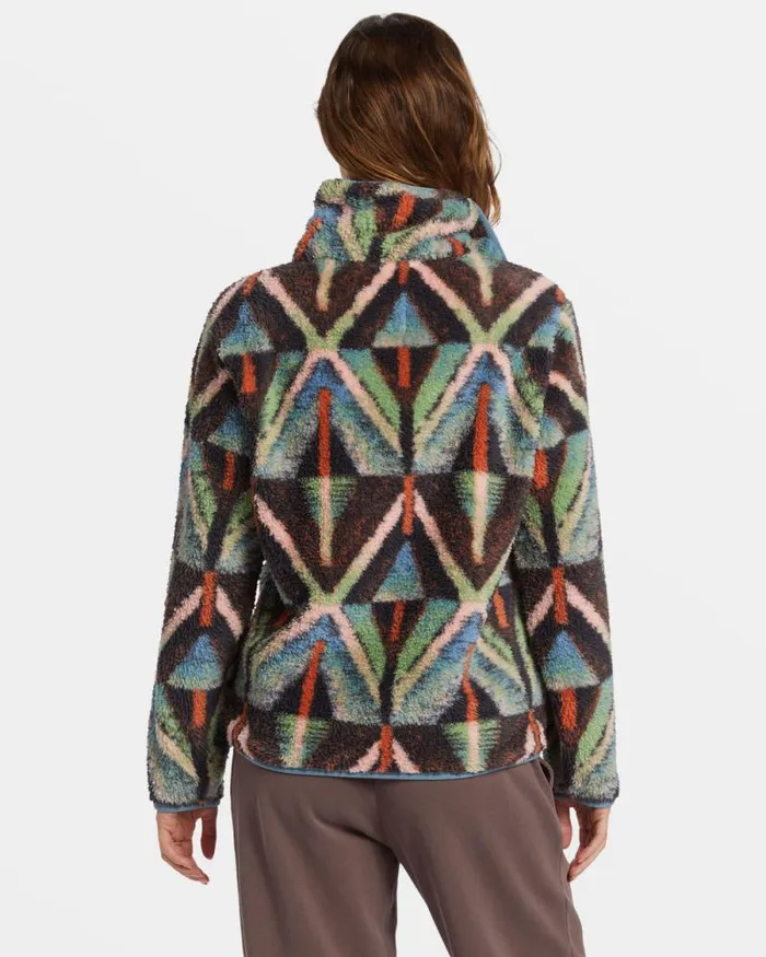 Billabong Sweatshirts and Fleece Switchback Mock Neck Fleece Black Multi 1 8211 Women Billabong Sweatshirts and Fleece Switchback Mock Neck Fleece Black Multi 1 8211 Women