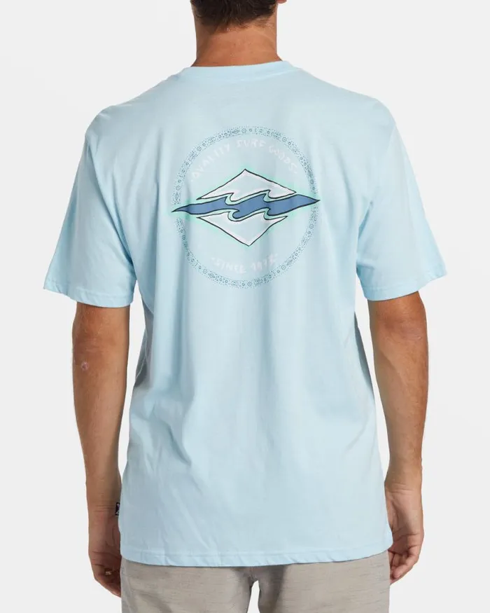 Billabong TShirts Rotor Diamond TShirt Coastal 8211 Men