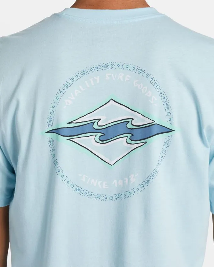 Billabong TShirts Rotor Diamond TShirt Coastal 8211 Men Billabong TShirts Rotor Diamond TShirt Coastal 8211 Men