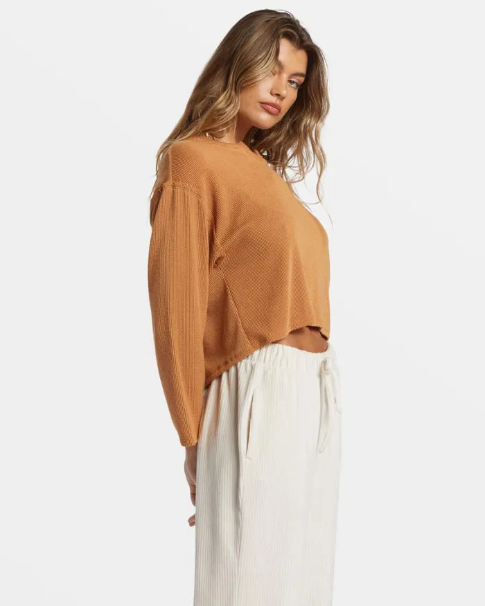 Billabong Tops Mai Tai Knit Top Sandalwood 8211 Women Billabong Tops Mai Tai Knit Top Sandalwood 8211 Women