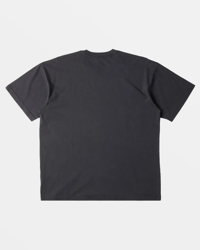 Billabong Wave Washed Essentials Firey OG TShirt Washed Black 8211 Men