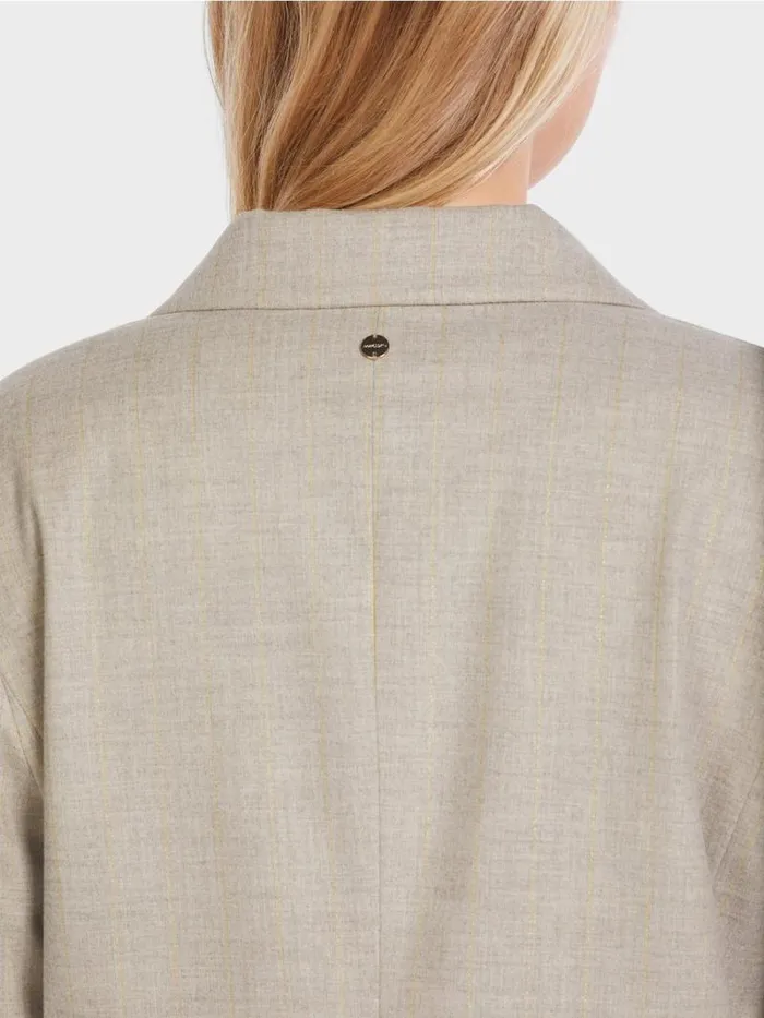 Blazer Damen Marc Cain Blazer Mit Lurex 034Rethink Together034 Dark Sand