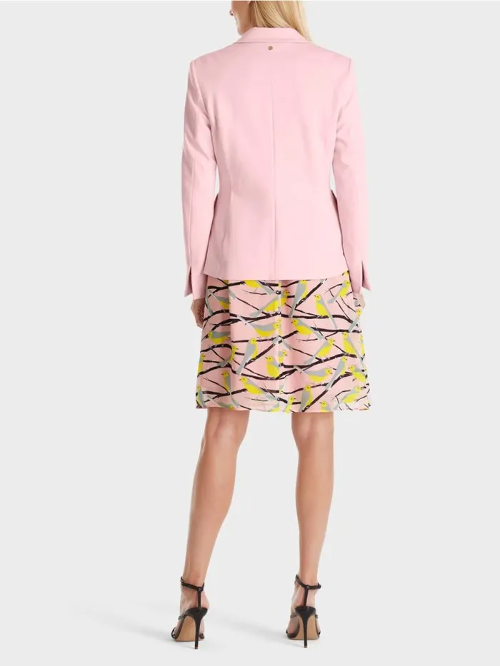 Blazer Damen Marc Cain Blazer Mit Wiener Nhten Soft Powder Pink