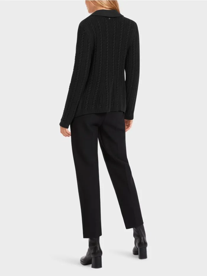Blazer Damen Marc Cain In Deutschland Gestrickter Blazer Black