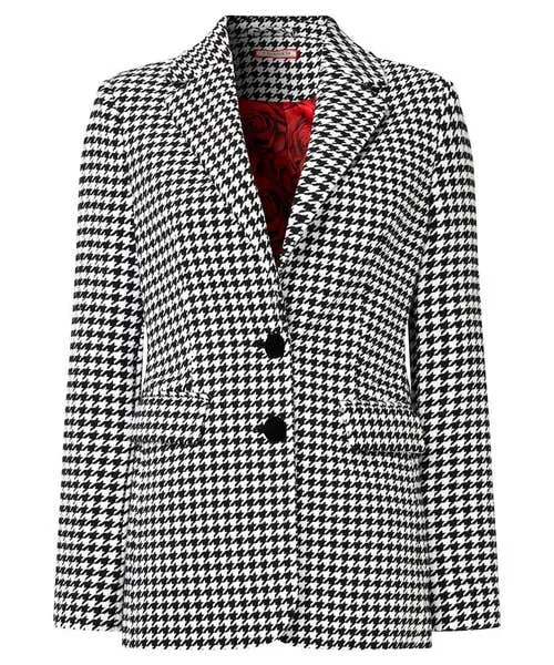 Blazers Apparel Joebrowns Daring Dogstooth Jacket BlackWhite