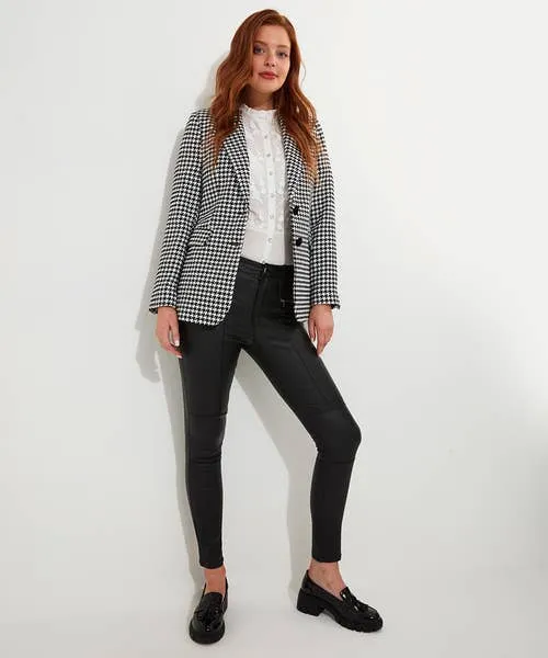 Blazers Apparel Joebrowns Daring Dogstooth Jacket BlackWhite