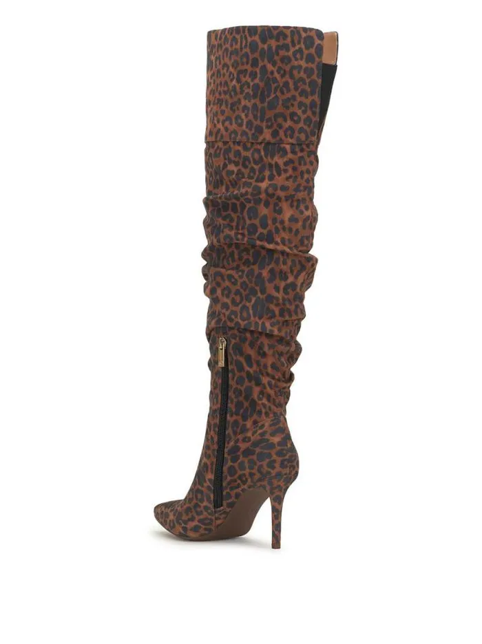 Boots and Booties Shoes Jessica Simpson Anitah Over The Knee Boot In Safari Leopard