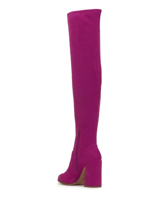 Boots and Booties Shoes Jessica Simpson Brixten Over The Knee Boot In Berry Blast