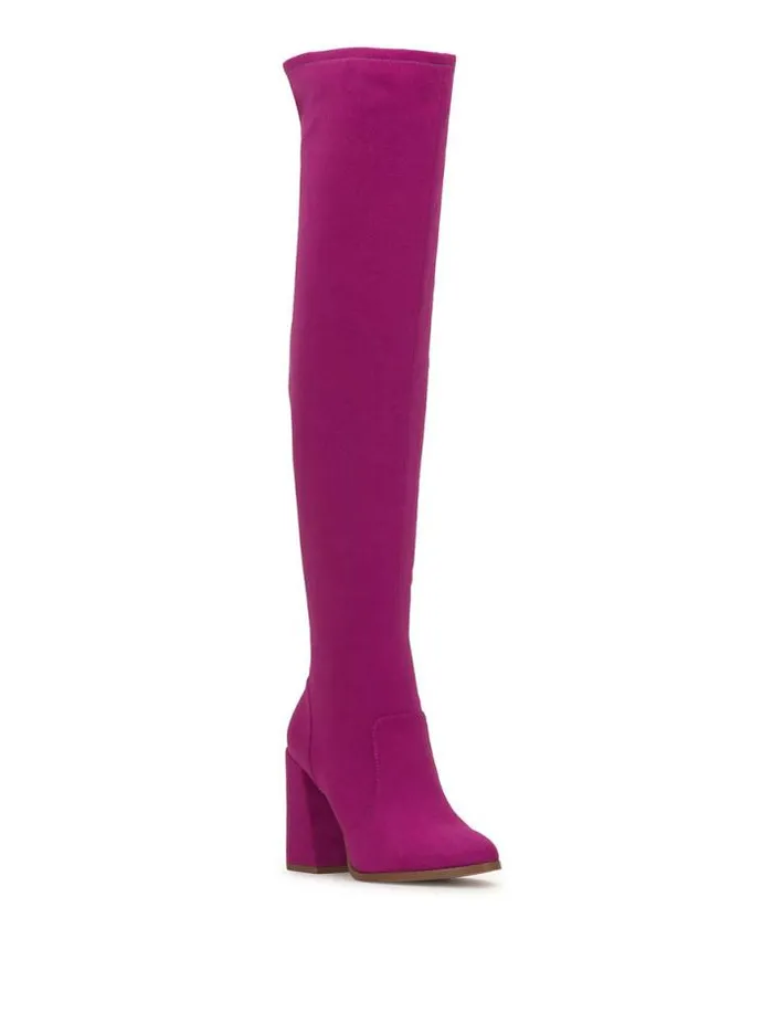 Boots and Booties Shoes Jessica Simpson Brixten Over The Knee Boot In Berry Blast