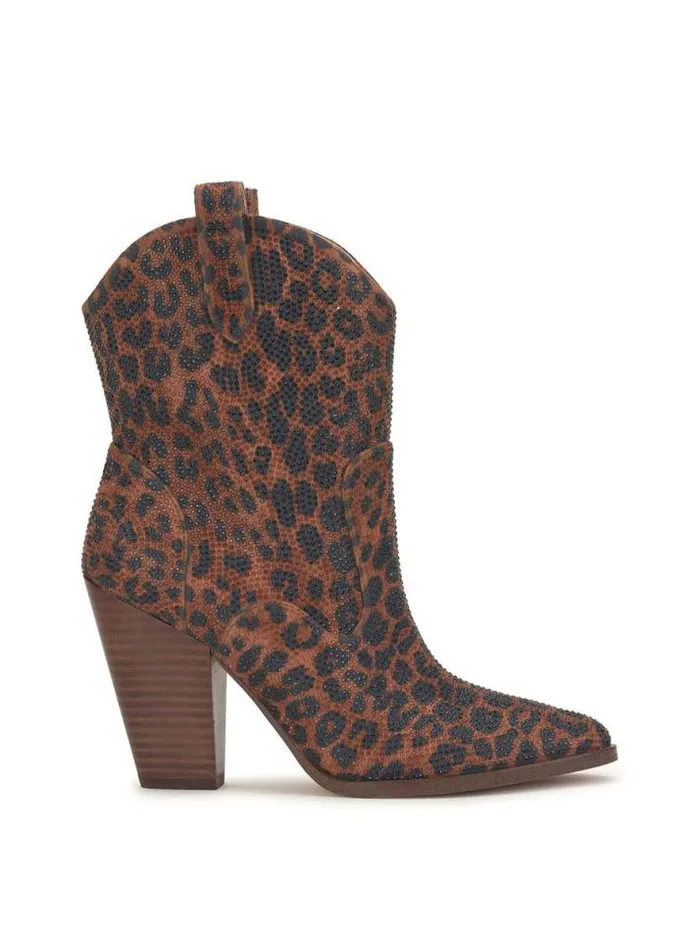 Boots and Booties Shoes Jessica Simpson Cissely Western Bootie In Safari Leopard