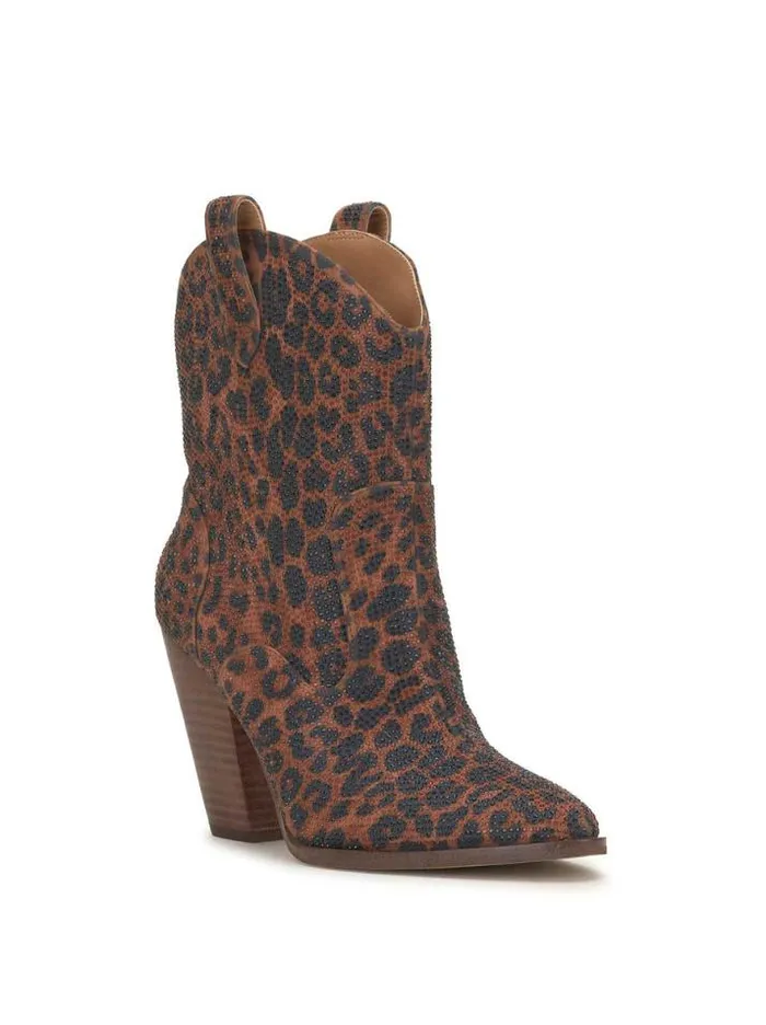 Boots and Booties Shoes Jessica Simpson Cissely Western Bootie In Safari Leopard