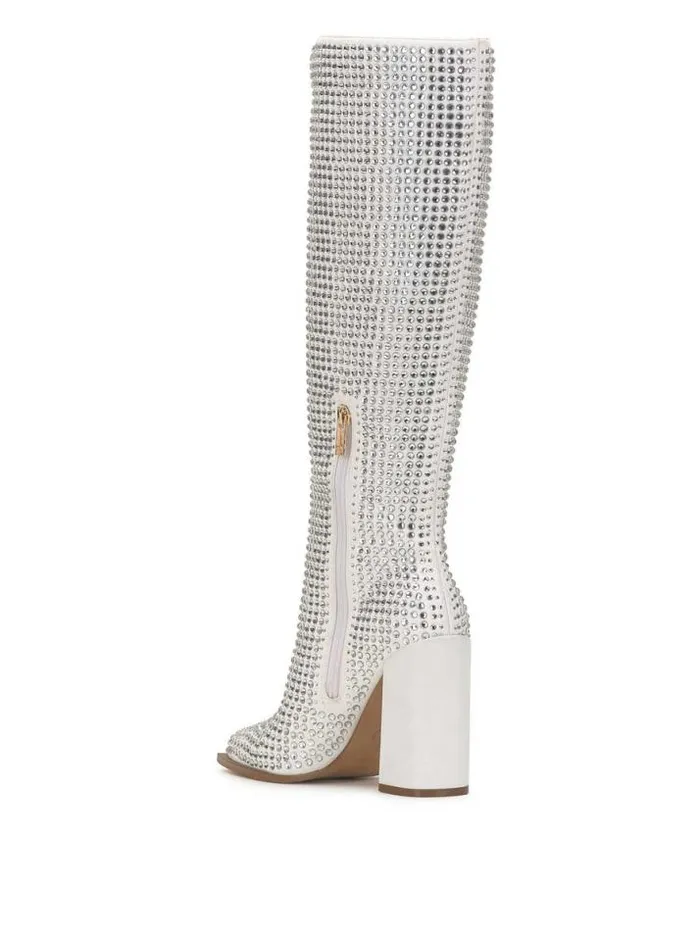 Boots and Booties Shoes Jessica Simpson Lovelly Embellished Boot In White