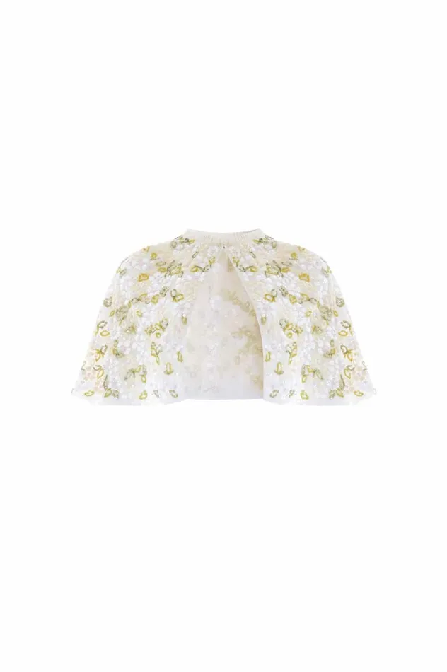 Brianna Short Open Cape Champagne Women Needle and Thread Capes