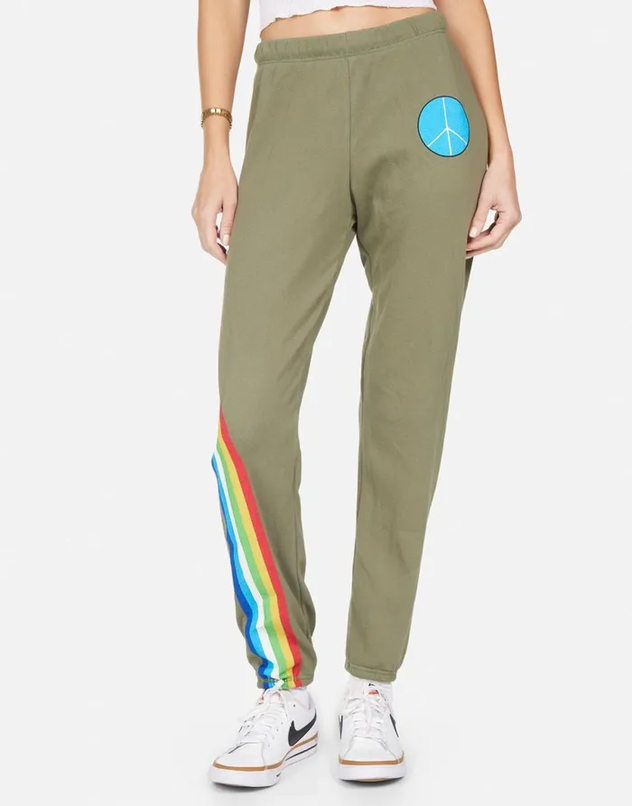 Brynn Elements Daisy Military Women039s Lauren Moshi Long Sweatpants