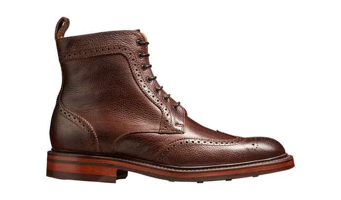 Calder 8211 Dark Brown Grain Men Barker Shoes Mens Boots