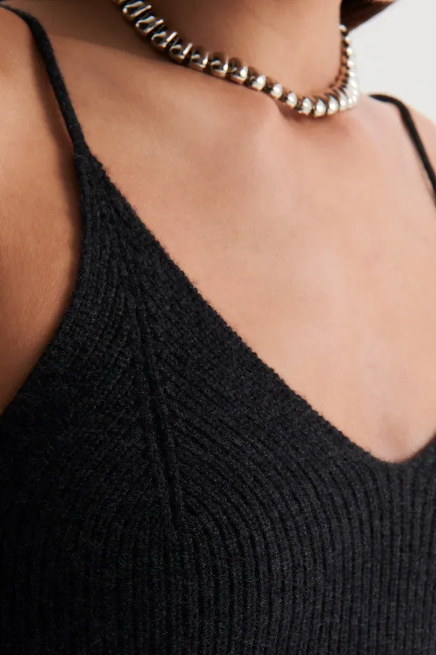 CASHMERE CAMISOLE CHARCOAL Women Knitwear Scanlan Theodore
