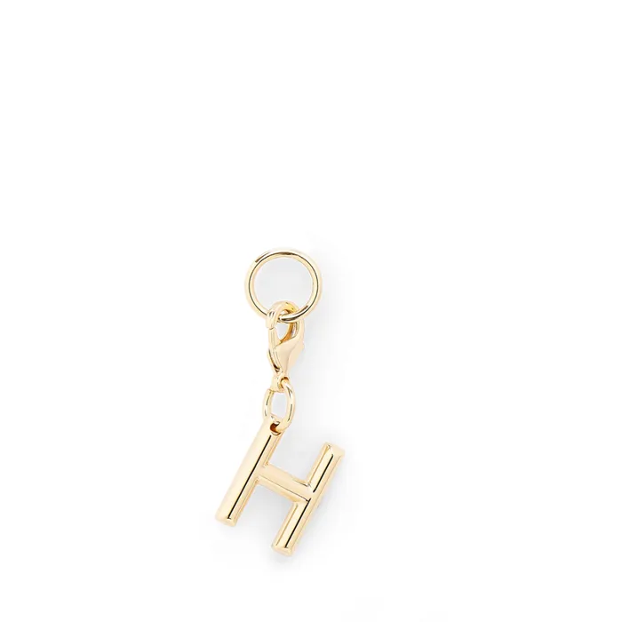 Charm Letter H Gold Color Women Lancel Charms