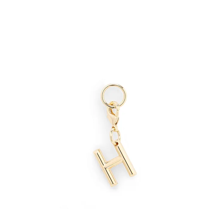 Charm Letter H Gold Color Women Lancel Charms