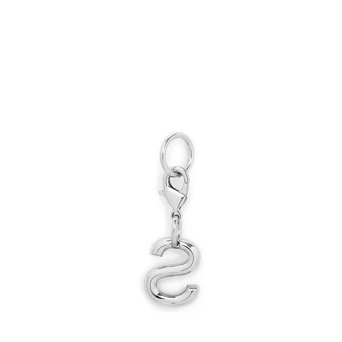 Charm Letter S Silver Color Women Lancel Key Ring