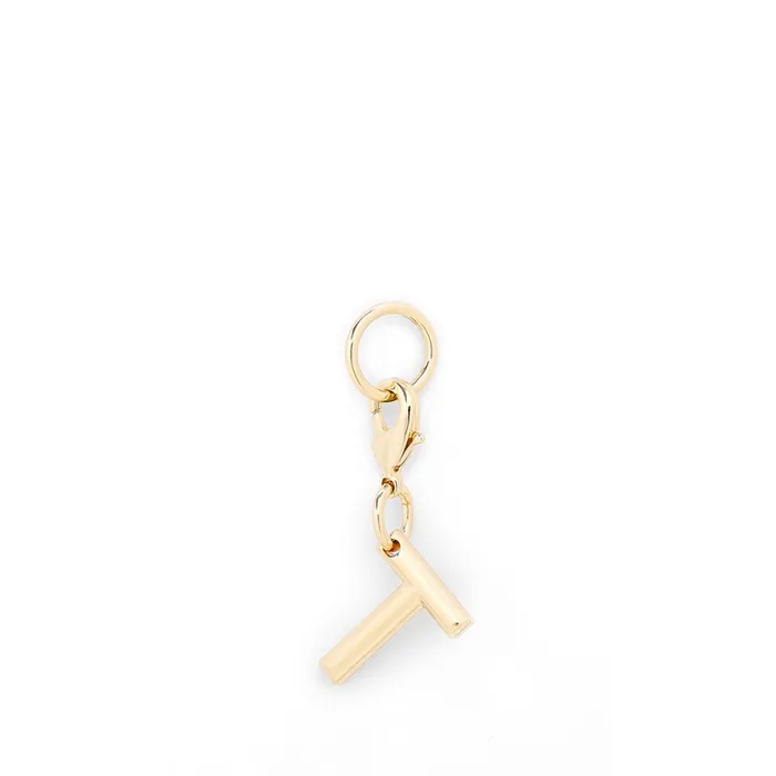 Charm Letter T Gold Color Women Lancel Charms