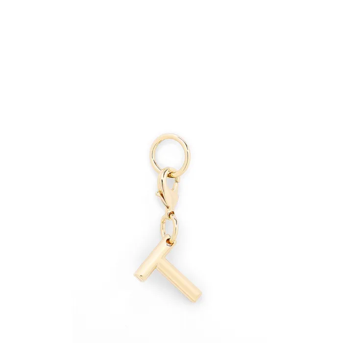 Charm Letter T Gold Color Women Lancel Charms