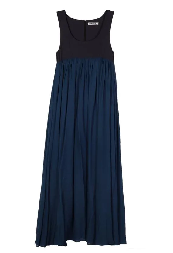 Ciao Lucia Evening Dresses Ninette Navy Chiffon And Jersey Maxi Dress 8211 Women